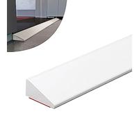 Rampa de silicona antideslizante para sillas de ruedas y robots de limpieza, barrera de umbral de ducha ajustable, uso en interiores para una fácil movilidad y acceso a mascotas