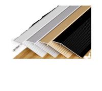 Rampa de umbral aluminio for silla ruedas, tira transición suelo 90cm, embellecedor Borde puerta for azulejos, madera laminada, espacio altura inferior a 3,5 cm Adecuado para juntas de suelo(Black)