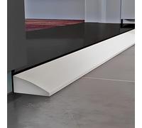 Rampa de umbral antideslizante para silla de ruedas y ducha, pendiente de barredora de silicona sólida, barrera de agua, rampa de suelo cortable