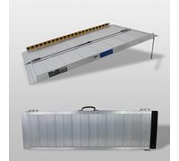 Rampa de Umbral Conducción 272kg 122cm Plegable Ligero Aluminio