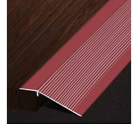 Rampa de umbral de aluminio, extra ancha de 10 cm, barra reductora antideslizante para puertas de interior/exterior, fácil instalación, tira de transición de 1,3 m