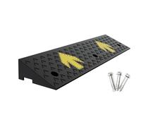 Rampa de umbral de Puerta de plástico, rampa Antideslizante para bordillos, Altura de 4 a 18 cm, para Entrada de vehículos, Muelle de Carga, Coche, Patinete, Bicicleta, Motocicleta