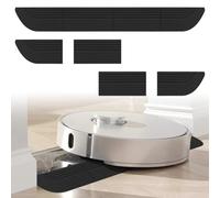 Rampa de umbral de puerta para aspiradora robot, EUBSWA Rampa universal de umbral de puerta 68 x 5 cm para silla de ruedas y baño para aspiradora robot, negro