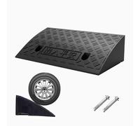 Rampa de umbral de Puerta, rampa de acera de 4 a 16 cm de Altura, portátil y Antideslizante, para Entrada de vehículos, estación de Carga, acera, Coche, Bicicleta, Motocicleta