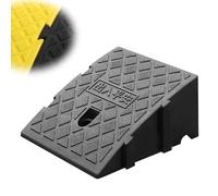 Rampa de Umbral Ligeras Portátiles Rampas de PláStico para Entrada Carga, Acera Coche, Camión, Bicicleta, Moto Scooter Rampa de Acceso(Black,6.3"/16cm Rise High)