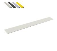 Rampa de Umbral Portátil de Plástico Ligero, Rampas para Bordillos, Alfombrilla Antideslizante de 1 A 11 Cm para Cochecito de Silla de Ruedas, Tamaño Ajustable y Cortable(Beige,99x24x11cm)