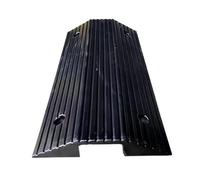 Rampa de umbral,Rampas de acera de entrada Rampa de puente de goma Rampa de transición de elevación de 3"4"Rampa for silla de ruedas Rampa antideslizante resistente for puertas de entrada(4" Rise/80x4