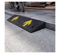 Rampa de umbral, rampas de carga, rampa auxiliar de goma antideslizante for entrada/acera, rampas de umbral de transición elevada for silla de ruedas, scooter y bicicleta(10cm/3.9in)