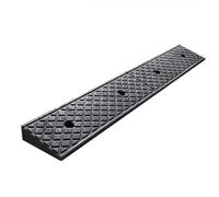 Rampa de umbral triangular para una fácil carga, acceso al almacén, silla de ruedas, motocicleta y coche