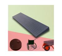 Rampa escalonada, Gris Negro de Goma de la rampa del encintado del umbral de la Silla de Ruedas tamaños múltiples de 32 Pulgadas(Black,80x18x3 cm/31.5"x7"x1.2")