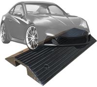 Rampa escalonada Rampas de Goma for aceras for entradas, rampas de Puente for Puertas de Paso, rampas de Entrada de umbral for Puertas de Scooters for sillas de Ruedas(80x40x8cm)