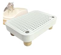 Rampa para arenero de gatos Esterilla Filtrante Bandeja Escalón para Gatos