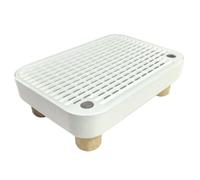 Rampa para Arenero Rampa Alfombra Antideslizante Filtrante Escalón | Peldaño Elevado Arenero Para Gatos Mayores Multimascota Interior Hogar Apartamento Veterinaria