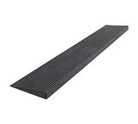 Rampa para Borde de Puerta 25x150x900mm, rampa de Acceso con Superficie Antideslizante, Goma Maciza