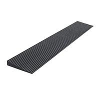 Rampa para Borde de Puerta 8x80x900mm, rampa de Acceso con Superficie Antideslizante, de Goma Maciza