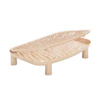 Rampa para Caja De,Bandeja Sanitaria con Taburete Doble Capa para Capturar - Escalón Pedal Fácil Limpiar para Hogar Dormitorio Sala Balcón