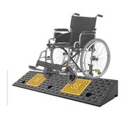 Rampa para Escalones Entrada Alto 4cm-15cm, Rampas para Silla De Ruedas Portátil, Rampa para Bordes De Bordillo Se Puede Cortar Libremente(100x30x10cm/40x12x4in)