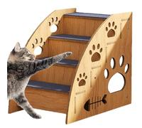 Rampa para mascotas para perros - Escalera de tela para gatos, escalones plegables para perros, escalera antideslizante para mascotas, rampa de cama para interiores, escalera de amor cubierta suave