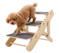 Rampa para perros, 3 pasos antideslizantes estables, para perros pequeños | para montar en el sofá, la cama, el sillón o el sofá de la sala de estar, el dormitorio y la sala de estar