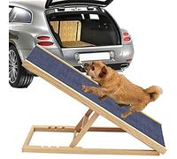 Rampa para perros, escalera de 2 niveles, altura regulable, plegable, antideslizante, para coche, maletero, maletero, escalera plegable (100 x 40 cm)