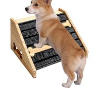 Rampa para perros, escalera de madera antideslizante | Rampa escalera para perros con alfombra de fieltro | Cama Sofá Casa Dormitorio Encuadre Puerta Interior