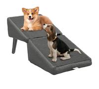 Rampa para perros Escalera plegable para vehículos Escalera para animales Antideslizante Reposapiés Multifuncional para montar sofá y cama