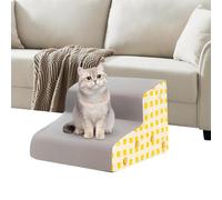 Rampa para perros - Escalera suave para perros | Mascota segura que no eclosiona | Peldaños para mascotas de espuma para perros pequeños, mascotas heridas, acceso a la cama, sofá -escalada y cómodo