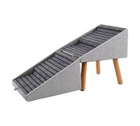 Rampa para Perros, Escaleras Plegables De Madera Antideslizantes, 40x40x40 Cm, Rampa para Cama para Mascotas, Escalera para Sofá, Diseño Plegable Portátil, Escalera para Mascotas, para Coche, Camión,