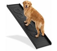Relaxdays Rampa plegable para perros - plástico negro