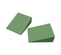 Rampa para sentadillas de yoga, bloque de talón para estiramiento de pantorrillas, placa inclinada antideslizante, 24 x 15 x 6 cm, fisioterapia para lesiones del tendón de Aquiles, entrenamiento en