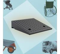 Rampa para sillas de ruedas， 2" 3" 4" Rise Doorway Threshold Ramp, Heavy Duty Loading Ramp For Trailer Truck(H 6CM/2.4")