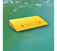 Rampa para sillas de ruedas， 2" 3" 5" 7" Rise Lightweight Driveway Curb Ramps For Doorway Garage Warehouse Stroller Scooter(Yellow,H 13cm/5")