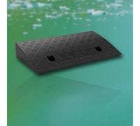Rampa para sillas de ruedas， 2" 3" 5" 7" Rise Lightweight Driveway Curb Ramps For Doorway Garage Warehouse Stroller Scooter(Black,H 6cm/2.4")