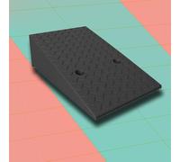 Rampa para sillas de ruedas， 2" 4" 7" Rise Kerb Ramp, Portable Driveway Curb Ramps Handicap Ramps For Home Dock Garage Shed Ramps(50x80x20 cm)