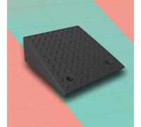Rampa para sillas de ruedas， 2" 4" 7" Rise Kerb Ramp, Portable Driveway Curb Ramps Handicap Ramps For Home Dock Garage Shed Ramps(50x50x16cm)