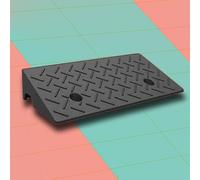 Rampa para sillas de ruedas， 2" 4" 7" Rise Kerb Ramp, Portable Driveway Curb Ramps Handicap Ramps For Home Dock Garage Shed Ramps(50x30x12cm)