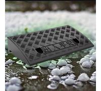 Rampa para sillas de ruedas， 2" 5" 4" Portable Driveway Ramps Shed Ramps For Wheelchair Steps Walkers Stroller Scooter(Black,50x13x3 cm)