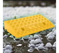 Rampa para sillas de ruedas， 2" 5" 4" Portable Driveway Ramps Shed Ramps For Wheelchair Steps Walkers Stroller Scooter(Yellow,50x27x14cm)