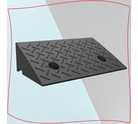 Rampa para sillas de ruedas， 3" 4" 5" 6" Rise Height, Heavy Duty Driveway Ramps Portable Handicap Ramps For Scooter Bike(50x30x14cm)