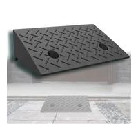 Rampa para sillas de ruedas， Heavy Duty Rubber Shed Ramps Handicap Ramps For Driveways Scooter Garage(50x30x12cm)