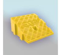 Rampa para sillas de ruedas， Interlocking Wheelchair Threshold Ramp 3" 4" 5" 6" 7" Rise Loading Ramp Doorway Sidewalk Cars(Yellow,25x27x11 cm)