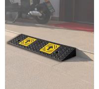 Rampa para sillas de ruedas， Non-Slip Garage Entry Ramps, Sidewalk Handicap Ramps Driveways(100x25x5 cm)