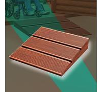 Rampa para sillas de ruedas, Non-Slip Threshold Ramp Shed Ramps, 3" 4" Rise Driveway Kerb Ramp Entry Ramps For Garage Cars(50x60x10 cm)