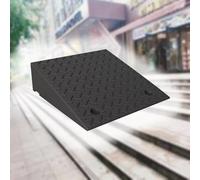 Rampa para sillas de ruedas， Portable Curb Ramps 2" 4" Rise Driveway Ramps For Sidewalk Steps Garage Cars(50x50x17 cm (20"x20"x6.7"))