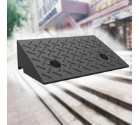Rampa para sillas de ruedas， Portable Curb Ramps 2" 4" Rise Driveway Ramps For Sidewalk Steps Garage Cars(50x30x14 cm (20"x12"x5.5"))