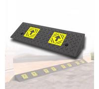 Rampa para sillas de ruedas， Portable Doorway Threshold Ramp Accessible Ramp Non-Slip For Scooter Sidewalk Dock Bike(100x30x14 cm)