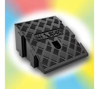 Rampa para sillas de ruedas， Small Driveway Ramps Rubber Door Entry Ramps 3" 5" 7" Rise For Automotive Steps Garage(Black,25x27x7 cm)