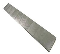 Rampa para Umbral De Puerta, Rampa para Baño, Rampa para Silla De Ruedas para Puerta/Porche, Rampa para Robot Barredor Portátil, Tira De Transición De Umbral De Goma,Gris,100cm*8cm*2.5cm