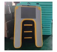 Rampa plegable para piscina para perros con muelle flotante resistente a pinchazos para un fácil acceso al agua y seguridad