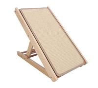 Rampa Rascadora para Gatos en ángulo Inclinado, 20.47x11.22 Pulgadas, Tablero Rascador de Madera de Pino para Gatos, Ajustable, Cama para Gatos de Interior, Gatito, Rascador